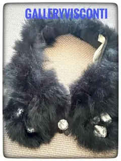 GALLERYVISCONTI/ファーティペット/ブラック