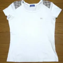 バーバリー Tシャツ ホワイト レディース M フレンチスリーブ 白色 38