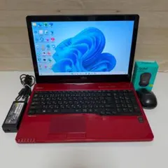 激レアレッド✨ スムーズ快適！ Corei7 ノートパソコン Windows11
