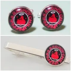 レッドホットチリペッパーズ　カフスボタン＆ネクタイピンセット　アヒル