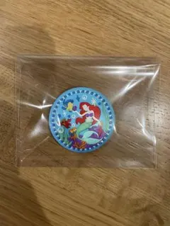 ディズニー刺繍缶バッチ　アリエル