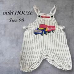 miki HOUSE ミキハウス ロンパース サロペット 90cm レトロ