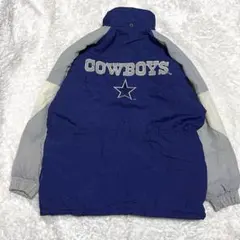 LOGO7 ナイロンジャケット　NFL カウボーイズ　中綿ジャケット　刺繍ロゴ