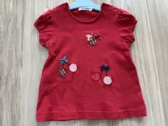 familiar 赤　半袖Tシャツ　90cm