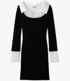 Snidel オフショルニットドッキングワンピ