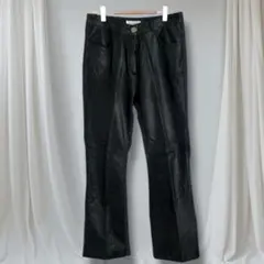 JULIE LATOUR レザーパンツ ブラック 38 カジュアル 個性派 秋冬