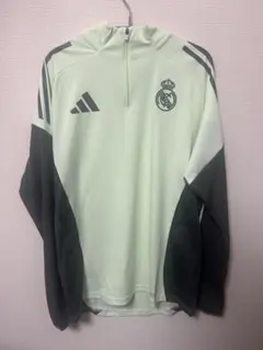 美品！！adidas Real Madrid ハーフジップウェア
