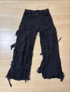 PROJECT G/R DISTRESSED PATCH WORK PANTS - メルカリ