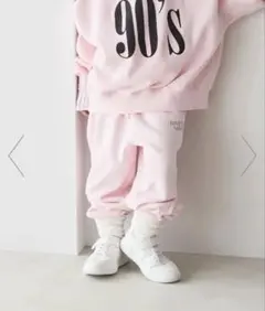ローリーズファーム　キッズ　スウェットパンツ　150 ピンク　新品のサムネイル