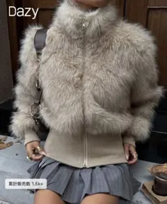 DAZYフェイクファージャケット