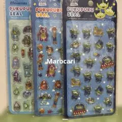 1*0様 ディズニー ぷくぷくシール エイリアン トイ.ストーリー モンスターズ