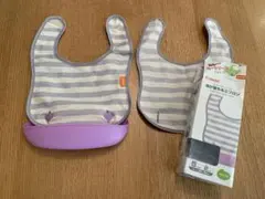 日本製 Combi ベビーレーベル 油が落ちるエプロン