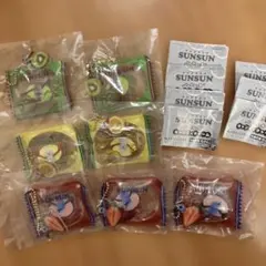 パペットスンスン　シャカシャカ　キャンディチャーム　ガチャ　7個