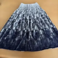 リバーシブル　ロングフレアスカートのサムネイル