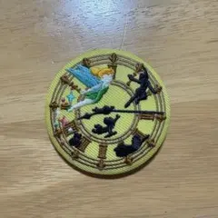 ディズニー　ピーターパン　ティンカーベル 刺繍缶バッジ