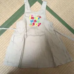 MIKI HOUSE ジャンパースカート 110 ベージュ