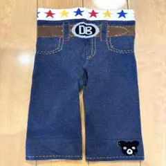 ミキハウス 90サイズ スパッツ デニム風デザイン