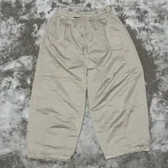 nod ベージュ ワイドパンツ