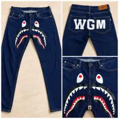 19ss ape TAPER SHARK DENIM PANTS シャーク - メルカリ