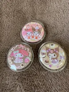 サンリオキャラクターズ 刺繍缶バッジビスケット3 ・3個セット
