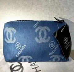 未使用CHANEL シャネル ノベルティ デニムポーチ ikat3のサムネイル