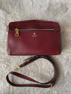 TOPKAPI カメラショルダーバッグ　ワインレッド
