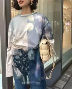 SOFIA SHEER CUT TOP ameri vintage - メルカリ