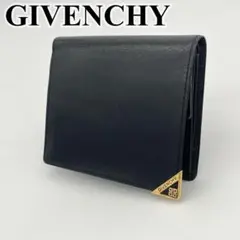ジバンシー 二つ折り財布 ゴールド金具 4Gロゴ ブラック レザー 男女可能のサムネイル