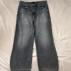 UNIQLO グレー ストレートデニム