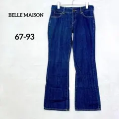 BELLE MAISON ベルメゾン ゆったり フレア デニム 『M』のサムネイル