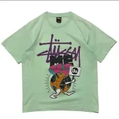 00s 古着 oldstussy ステューシー プリント Tシャツ