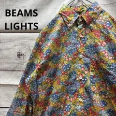 BEAMS LIGHTS 花柄シャツ ボタンダウンシャツ マルチカラー S 人気のサムネイル
