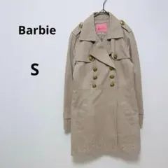 バービー　ベージュ トレンチコート　キルティング　花柄刺繍　裏地あり　おしゃれのサムネイル