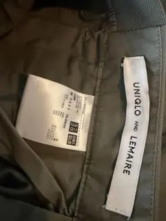 UNIQLO AND LEMAIRE イージーパンツ カーキ Mサイズ