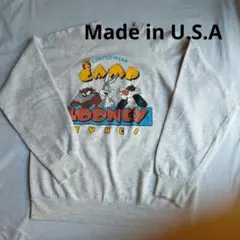 Looney Tunes CAMP スウェット グレー Lサイズ アメリカ製