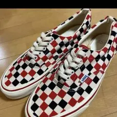 90s USA製 VANS スリッポン 赤×白 チェッカー US7.5 新品 - メルカリ