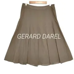 ジェラールダレル✳️膝丈スカート【11】ブラウン 軽量 東京スタイル 春夏