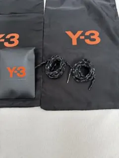 Y-3 巾着袋 2枚セット シューレース付き