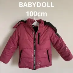 BABYDOLL ピンク ダウンコート 100cm 星柄