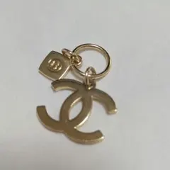 CHANEL ゴールド ダブルCロゴチャーム