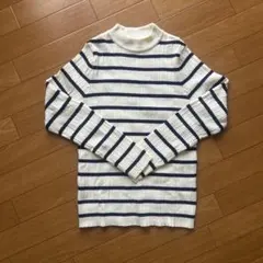 Mélan Cleuge ストライプニット長袖