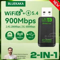 WiFi 6 USBアダプター Bluetooth 5.4 対応