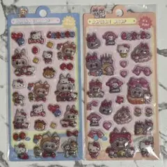 ラブブぷっくりシール２枚セット