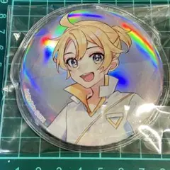 初音ミクシリーズ　ホログラム缶バッジ　鏡音レン フューチャーアイドル Peta