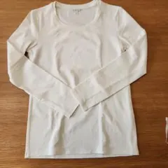 ユニクロ長袖Tシャツ オフホワイトSizeL美品❣️