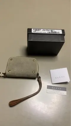 グッチ　コインケース　ヌバックレザー　希少品