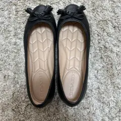 COACH ブラック バレエシューズ