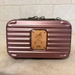 新品未使用❣️ムーミン ピンクゴールドトランク型ポーチ✨