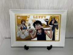 ココイチオリジナル描き下ろし四角プレート（スタンド付き） ワンピース