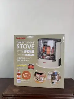 iwatani カセットガスストーブ ガス6個付 非常用 軽いのサムネイル